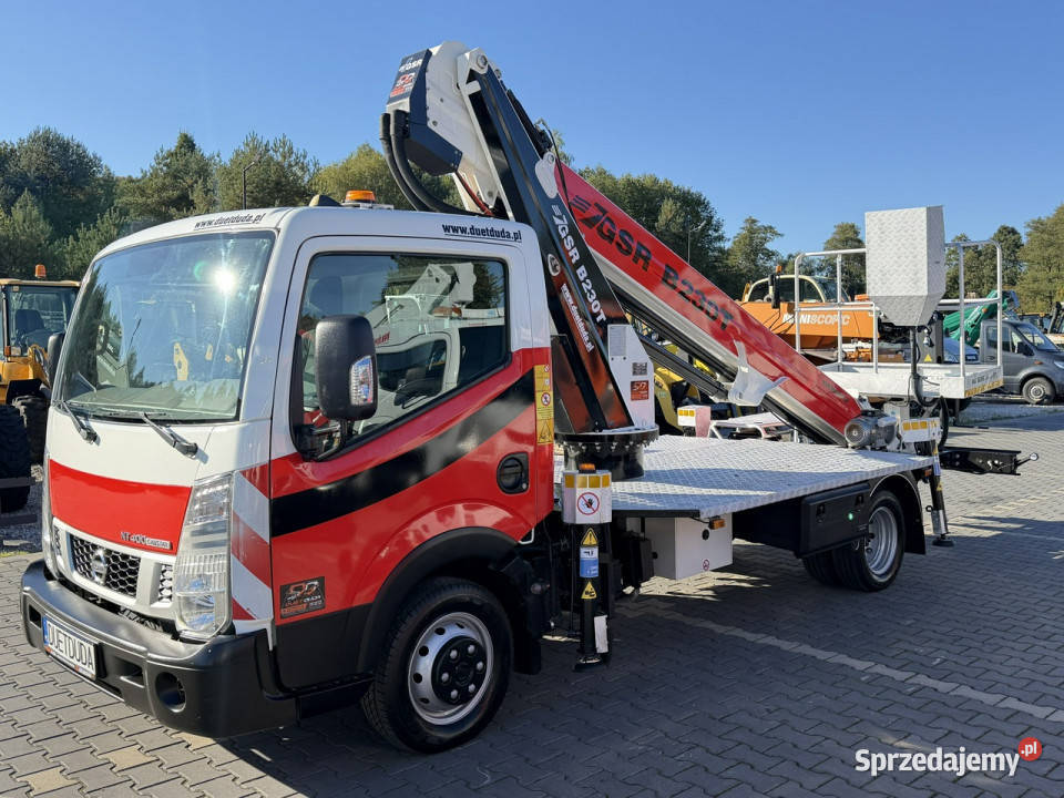 Nissan Cabstar Podnośnik Koszowy 23m GSR B230T pełny VAT Widełki