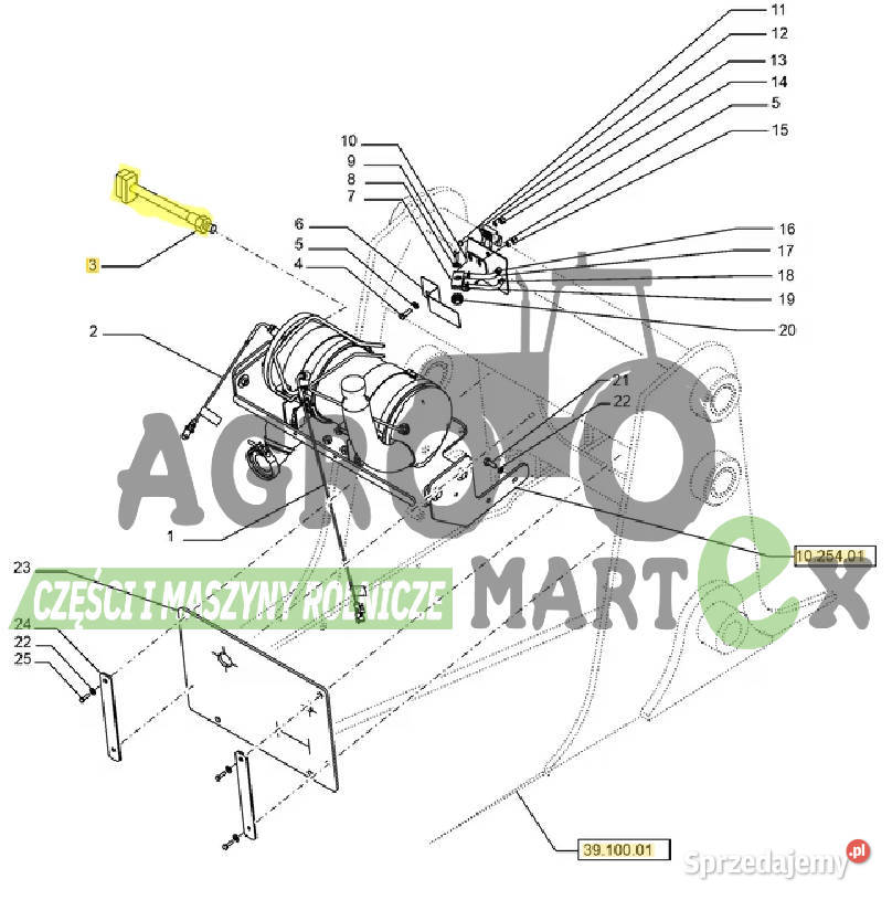 84286040 504135503 2505307 CZUJNIK LAMBDA CNH Wichrów