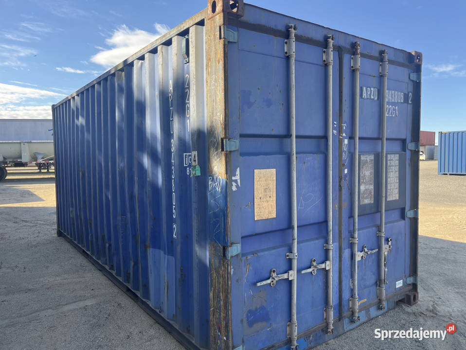 Kontener morski magazynowy 20DV 6 metrowy Magazynowanie Łódź
