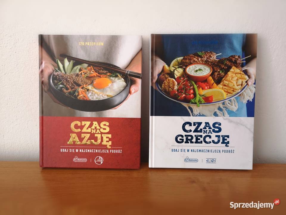 Książka ilustrowana z przepisami Czas na Grecję Otrębusy