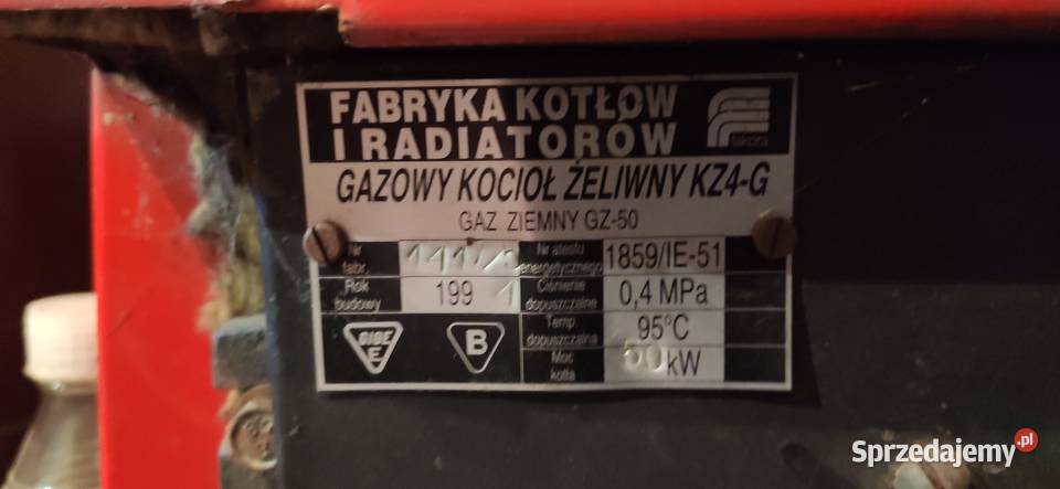 FAKORA KZ4G żeliwny kocioł grzewczy 50kW Warszawa sprzedam