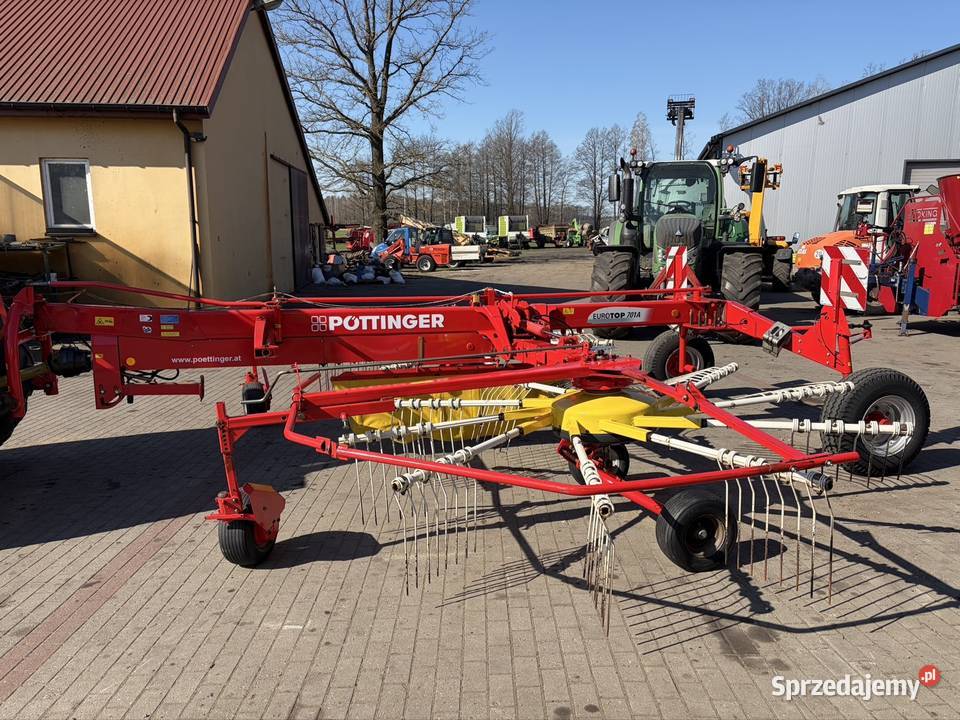 Zgrabiarka 2 karuzelowa Pottinger Euro Top 701 A nieuszkodzony Myszyniec