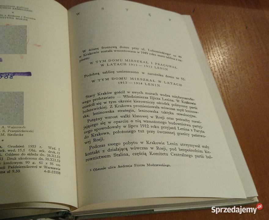 Lenin w Polsce Walentyna Najdus Gdańsk sprzedam