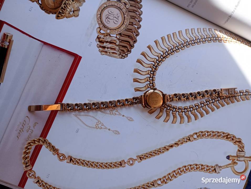 Szwajcarski zegarek Festina ze złota 18k
