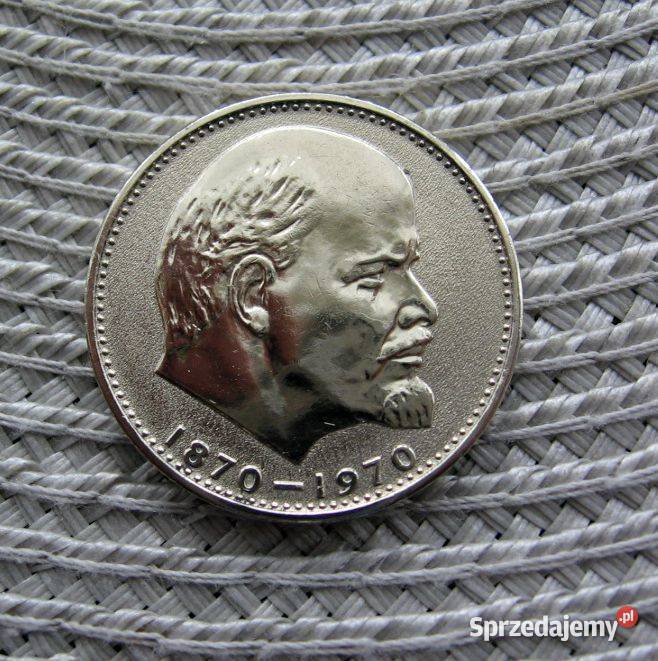 CCCP 1 Rubel 1970r 100 Rocznica Urodzin Lenina Kalisz