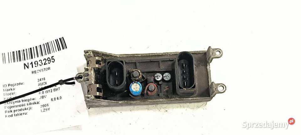 REZYSTOR AUDI A8 D3 W12 4E0820521B Lipno sprzedam