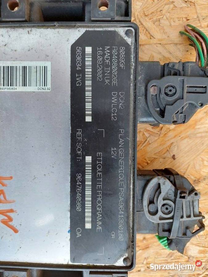 STEROWNIK SILNIKA KOMPUTER CITROEN PEUGEOT Gliwice sprzedam