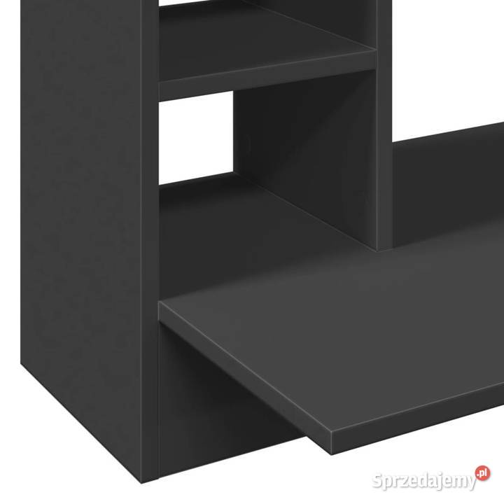 Biurko wiszące czarne 105x48x75 materiał Warszawa