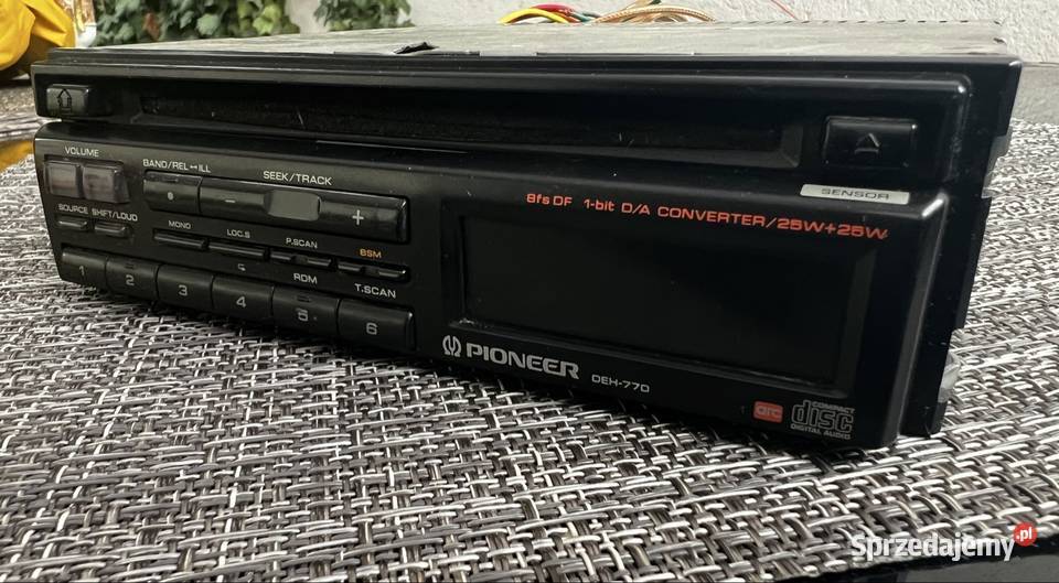 Radio samochodowe Pioneer DEH770 zdejmowany panel Nowy Sącz