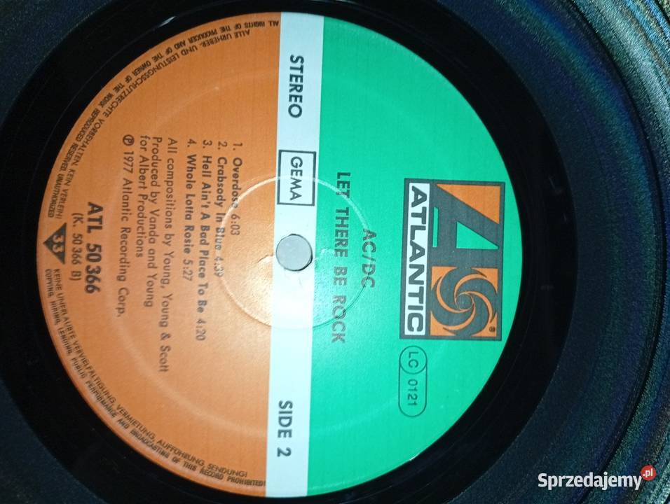 ACDC Let There Be Rock Press Porky Prime Cut płyta winylowa Rumia