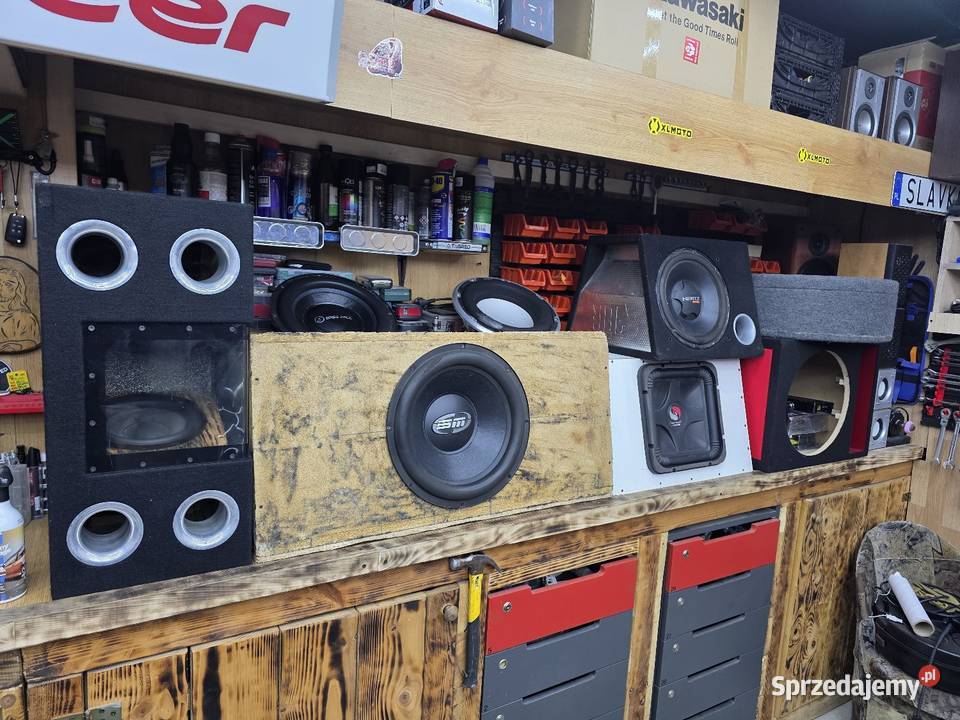 Sprzęt car audio subwoofer tuby radia przewody podkarpackie