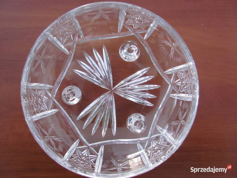 Misa kryształowa na nóżkach Pruszcz Gdański
