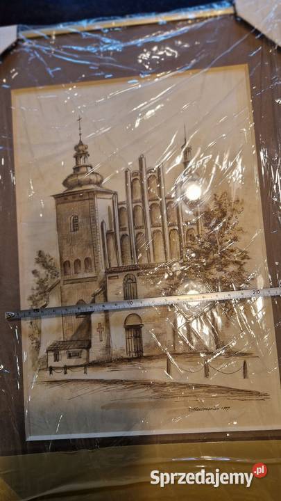 Stary OBRAZ RYSUNEK Tigran Khachmanian Lublin sprzedam