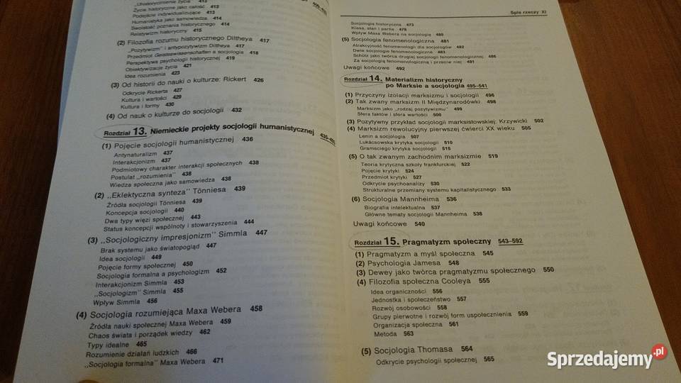 Historia myśli socjologicznej Jerzy Szacki 2007 miękka pomorskie Gdańsk