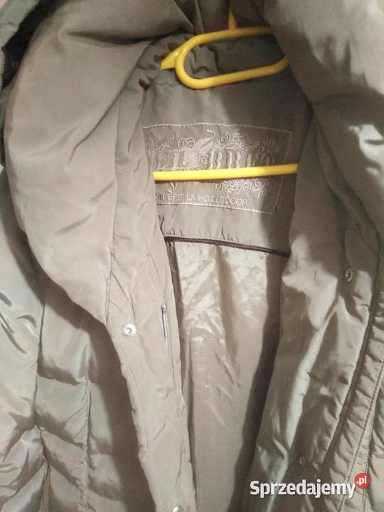 Płaszcz puchowy 36 kaptur odpinany Kurtki i płaszcze Wieliczka