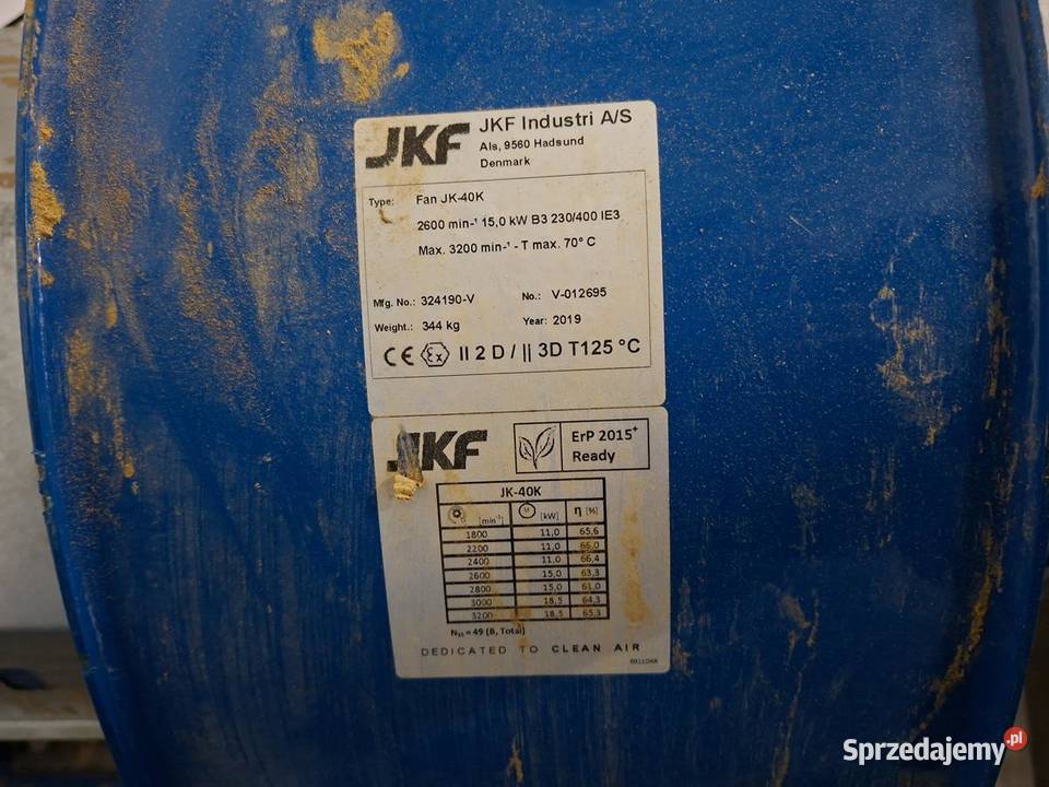 Instalacja odpylająca JKF 8620 mazowieckie
