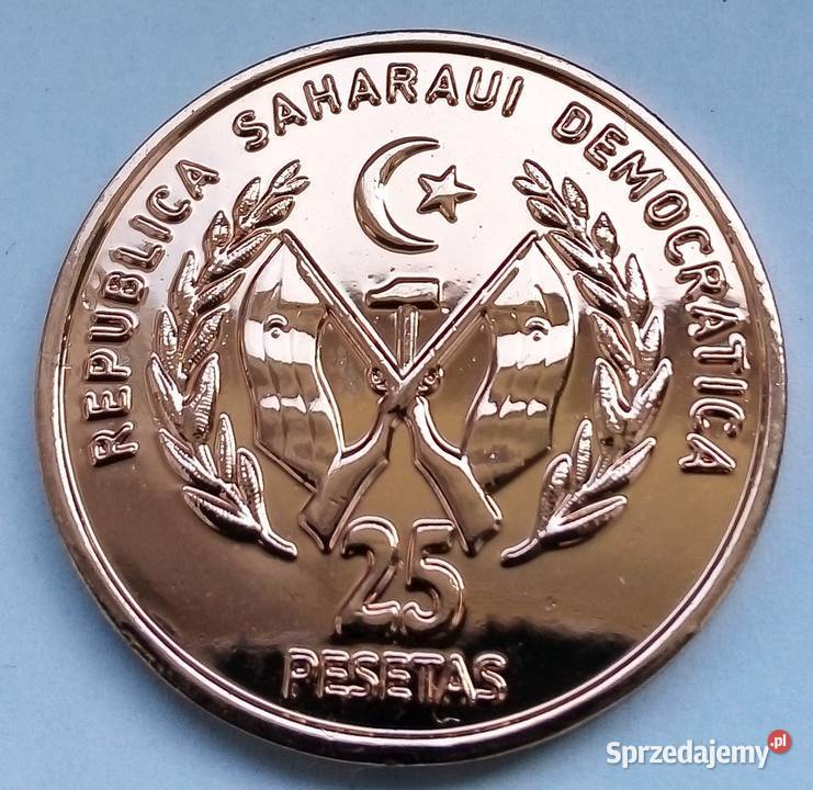 SAHARAWI25 PESETAS2018 r OKOLICZNOŚCIOWA ŁADNA Legionowo