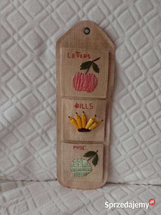 Kilim kuchenny z kieszeniami z Londynu zawieszka Kraków