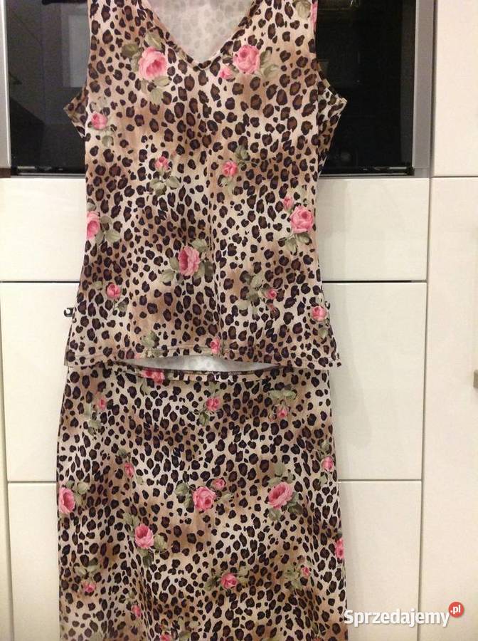 Zestaw Damski Panterka Róże r SSM Spódnica z lubuskie