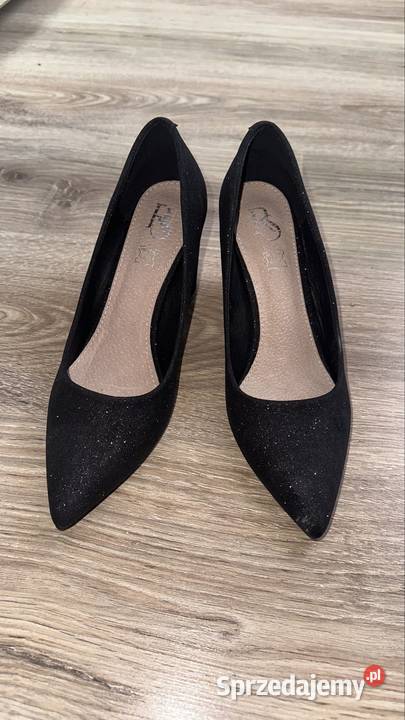 buty na obcasie śliczne nowe błyszczące Zakopane