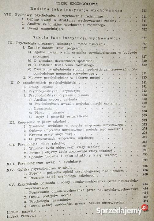 Psychologia wychowawcza w zarysie Stefan Baley Pozostałe Chełm