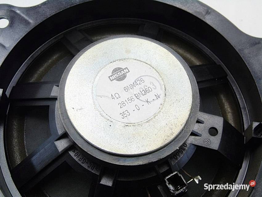 GŁOŚNIK DRZWI NISSAN ALMERA TINO 2002 22 DI śląskie Sosnowiec