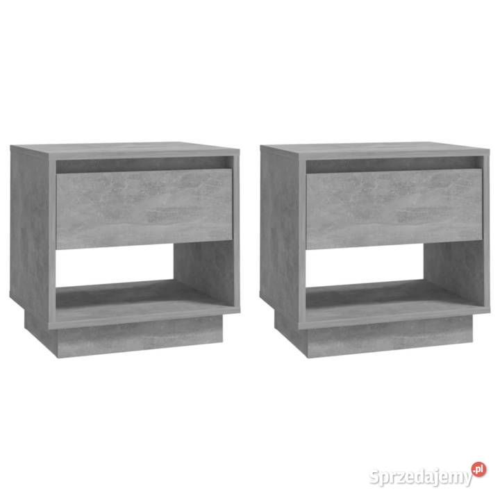 vidaXL Szafki nocne 2 szarość betonu 45x34x44 Warszawa