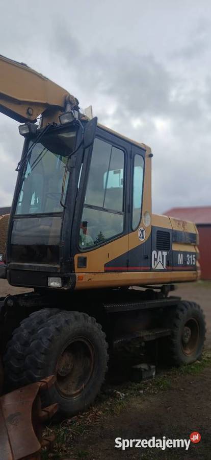 Koparka obrotowa cat M 315 2000 Głogów