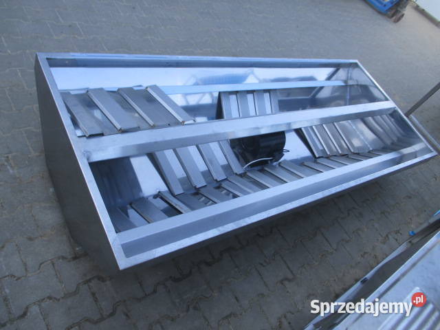 Okap Centralny Trapezowy Z Filtrami i Turbiną