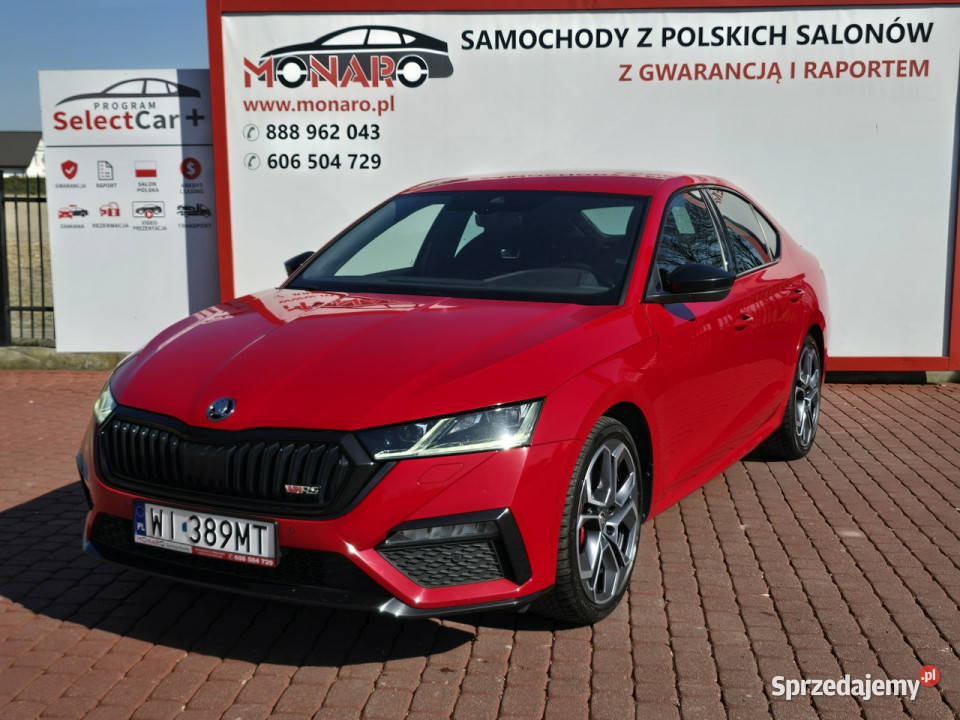 koda Octavia RS Challenge Pakiety 20 TSI 245 DSG automatyczna sprzedam