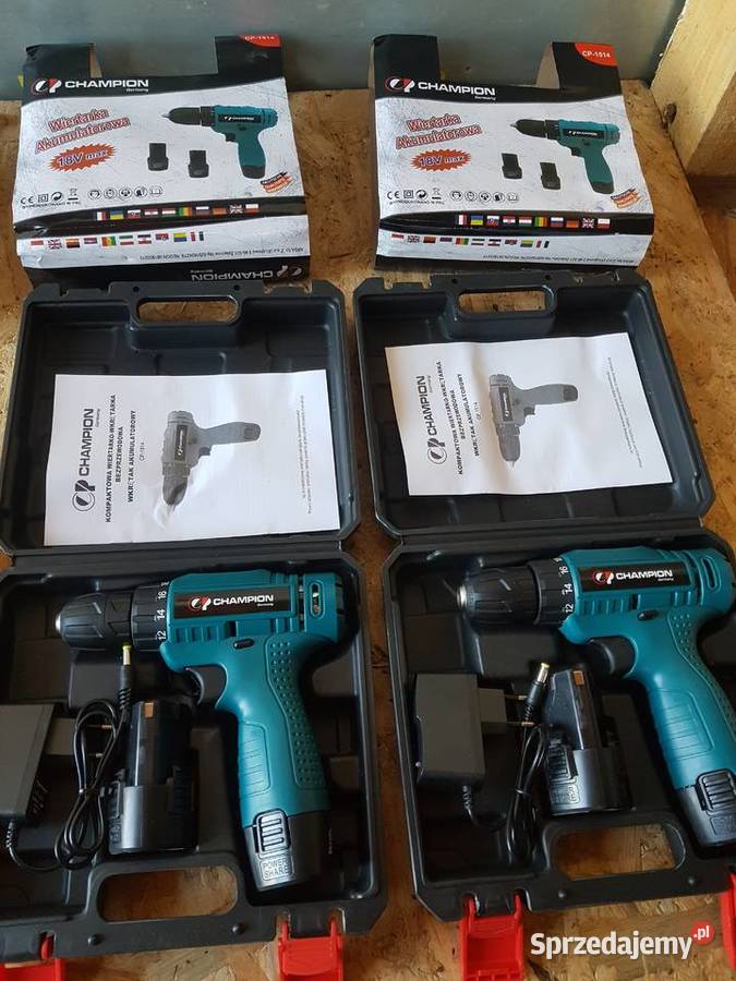 MOCNA WIERTARKO WKRĘTARKA AKUMULATOROWA 18V 2X wielkopolskie Głogowa sprzedam