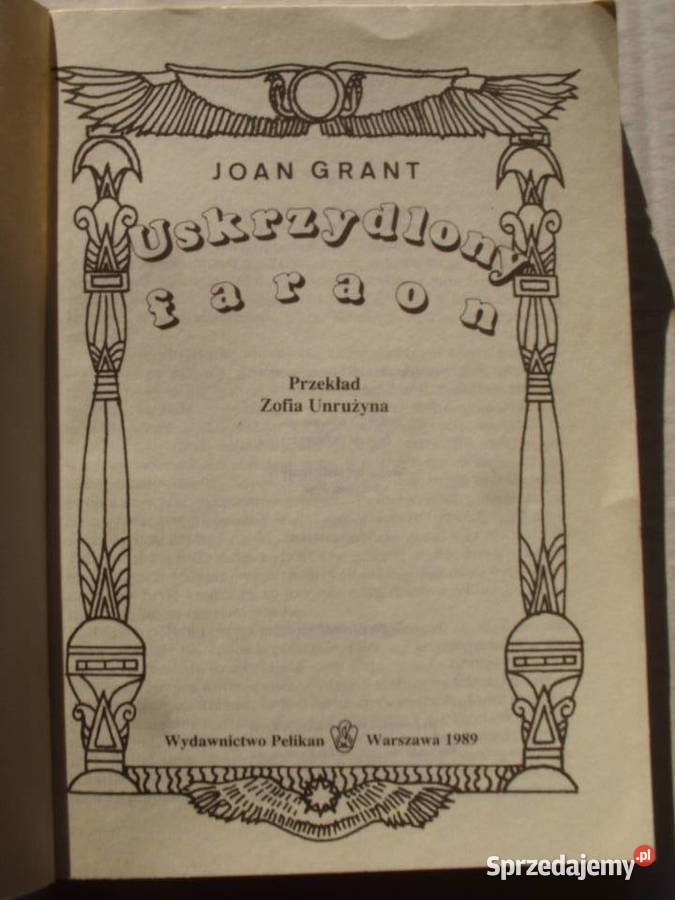 SF JOAN GRANTUSKRZYDLONY FARAON 1989 Wołów