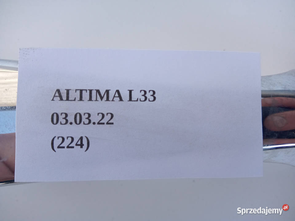 KLAMKA DRZWI LEWY TYŁ NISSAN ALTIMA L33 20132018 Karoseria Nowy Tomyśl