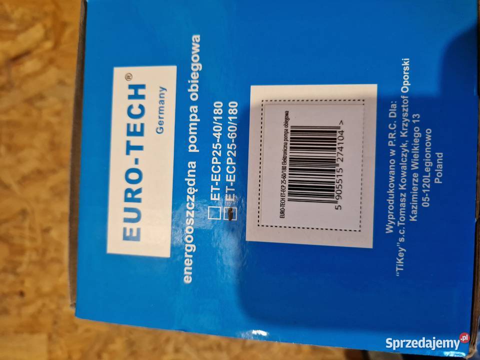 POMPA OBIEGOWA 2560 180 PROMAG woda glikol Pozostałe wielkopolskie Głogowa