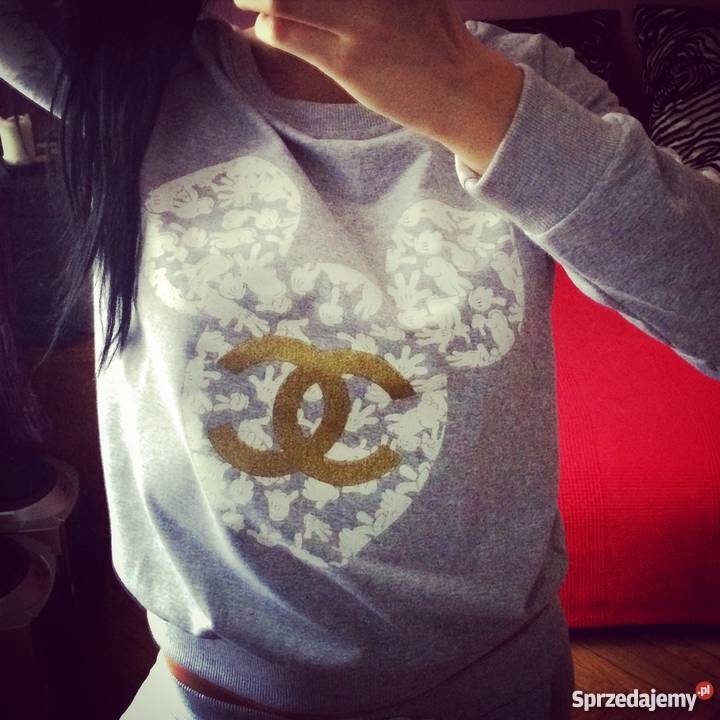 Szary komplet dresowy Coco Chanel