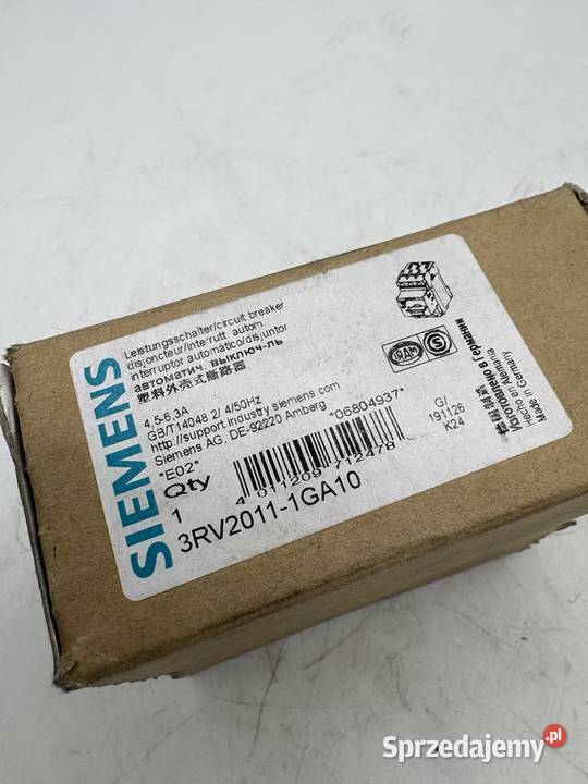 Siemens 3RV20111GA10 Wyłącznik silnikowy 4563A mazowieckie Warszawa sprzedam