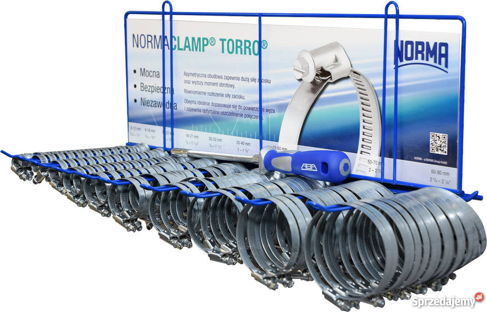 Opaska zaciskowa ślimakowa NORMA 1627mm lubelskie Łuszczów Drugi