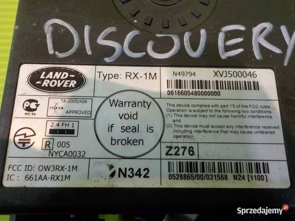 LAND ROVER DISCOVERY III 3 06r modul BLUETOOTH Suków