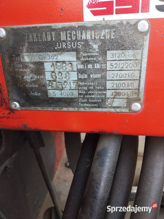 URSUS c362 Niekazanice