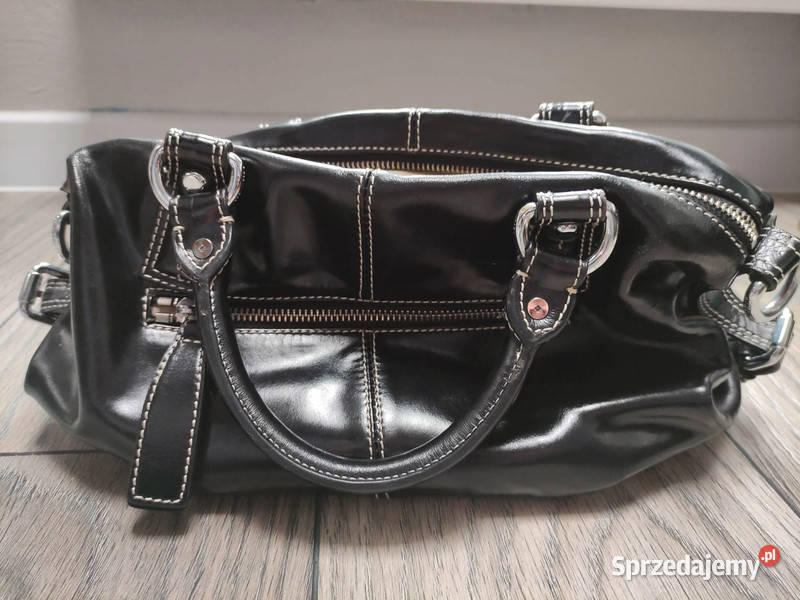 Czarna torebka do ręki vintage Jelly Kelly