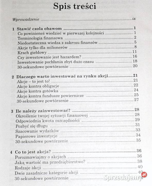 Inwestowanie na giełdzie w Polsce i na świecie w sprzedam