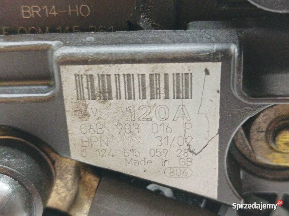 ALTERNATOR 06B903016P 0124515059 20 20V Audi A4