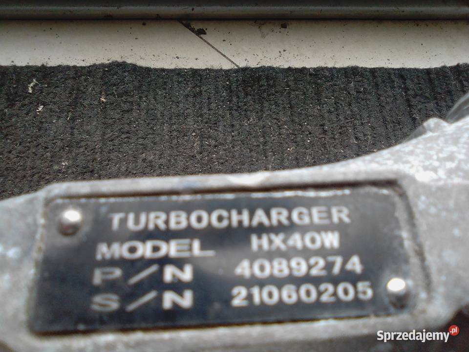 Turbosprężarka HX40W Cummins Mielec