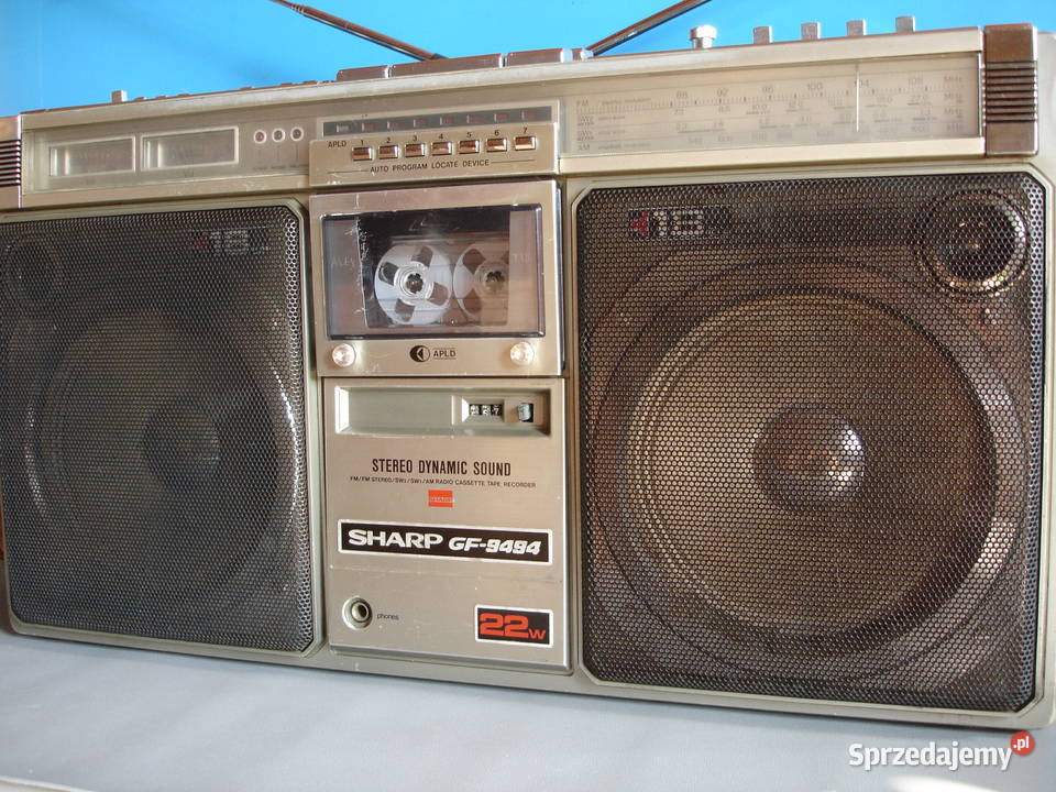 Radiomagnetofon SHARP GF9494 lubuskie Zielona Góra