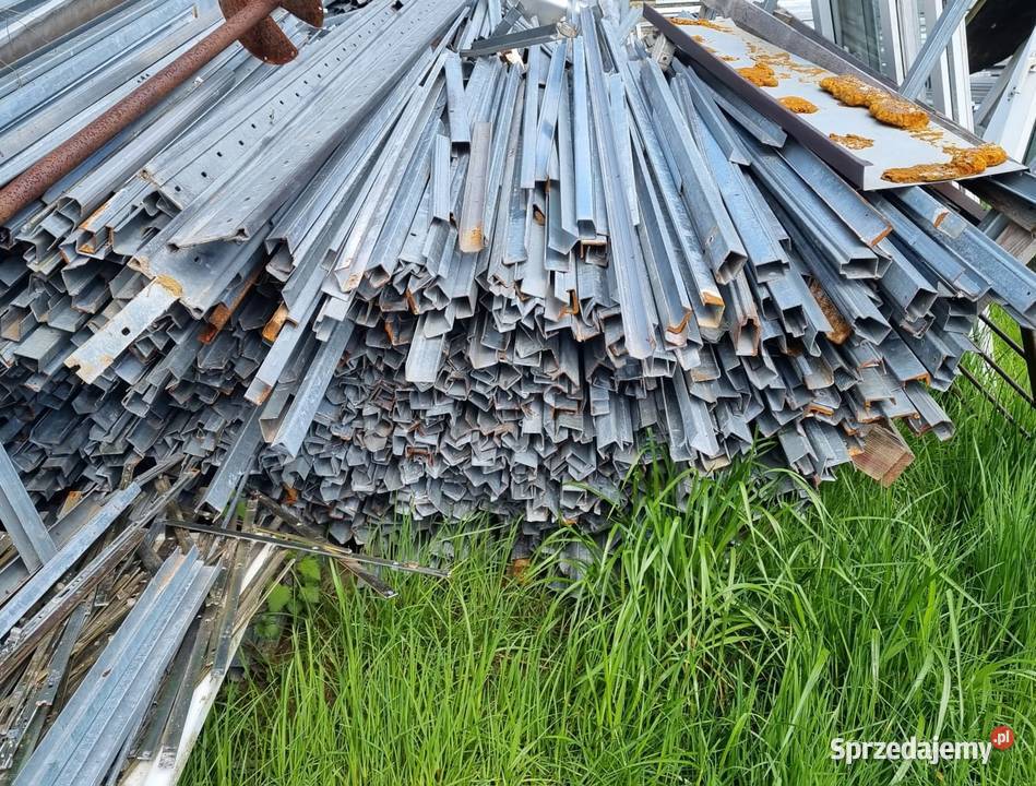 Profil kształtowniki z okien demontażu żelazne śląskie Woźniki