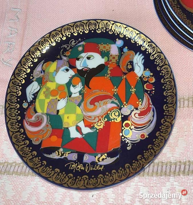 Talerzyk Rosenthal Studio Line Bjorn Wiinblad Z Gdańsk