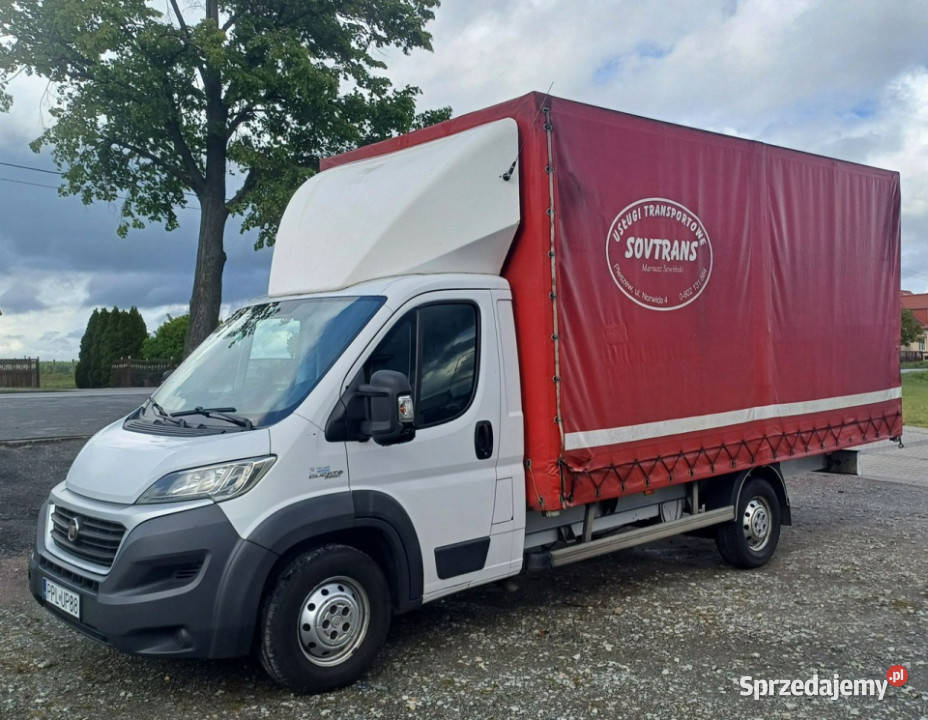 Fiat Ducato 23 MultiJet 130 Bez AdBlue Plandeka welurowa tapicerka