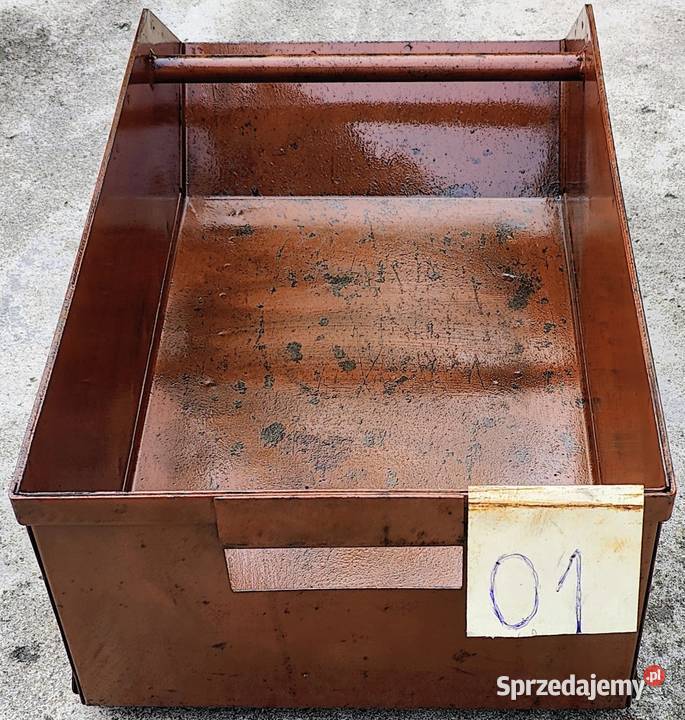 SKRZYNKA POJEMNIK MAGAZYNOWY METALOWY STALOWY