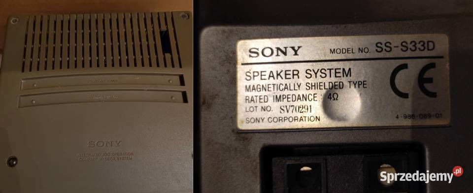 miniwieża wieża stereo Sony P33D odtwarzacz CD świętokrzyskie Kielce