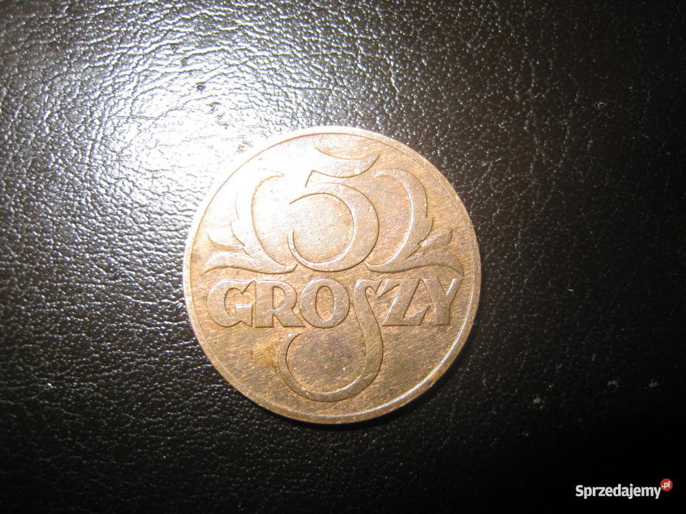 Monety 5gr 1935r 50gr 1923r Numizmatyka Częstochowa